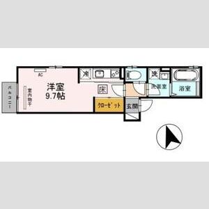 ワンルーム 間取り図