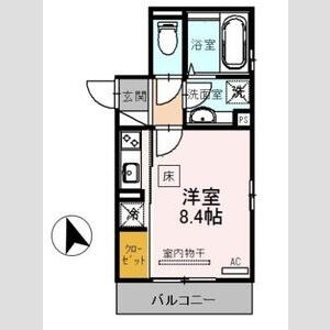 ワンルーム 間取り図
