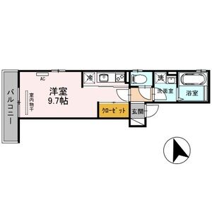 ワンルーム 間取り図