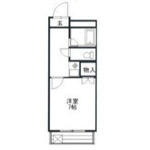 ワンルーム 間取り図