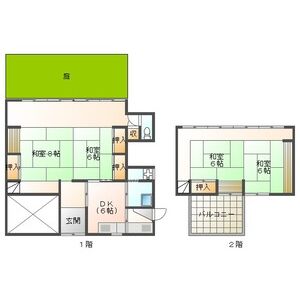 4DK 間取り図