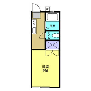 ワンルーム 間取り図