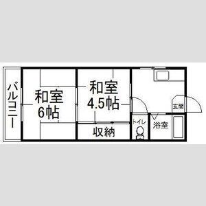 2K 間取り図