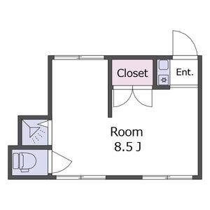 ワンルーム 間取り図