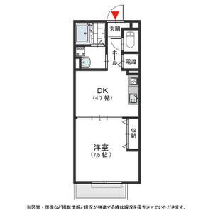 1DK 間取り図