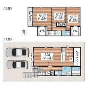 3LDK 間取り図