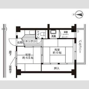2K 間取り図