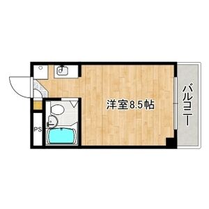 ワンルーム 間取り図