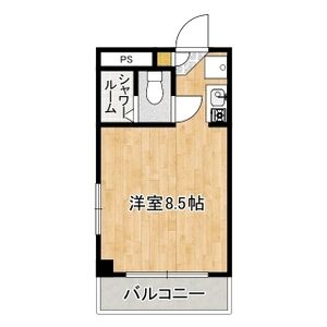 ワンルーム 間取り図