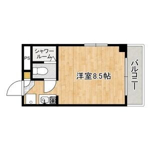 ワンルーム 間取り図