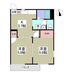 2K 間取り図