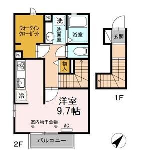 ワンルーム 間取り図