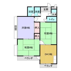3DK 間取り図