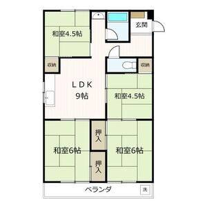4LDK 間取り図