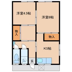 2K 間取り図