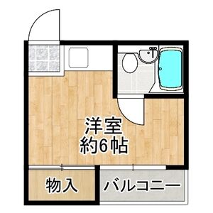 ワンルーム 間取り図
