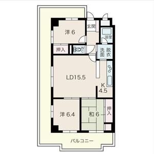 3LDK 間取り図