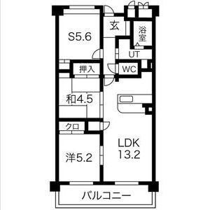 3LDK 間取り図