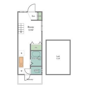 ワンルーム 間取り図