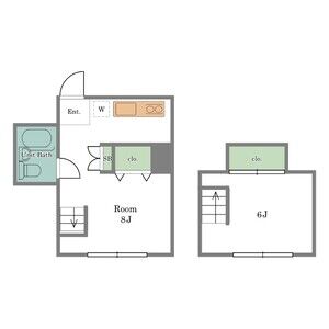 ワンルーム 間取り図