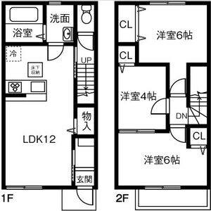 3LDK 間取り図