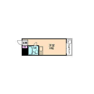 ワンルーム 間取り図