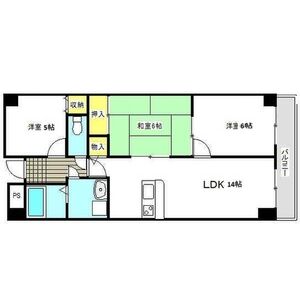 3LDK 間取り図