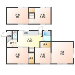 5DK 間取り図