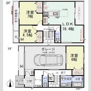 3LDK 間取り図