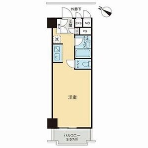 ワンルーム 間取り図