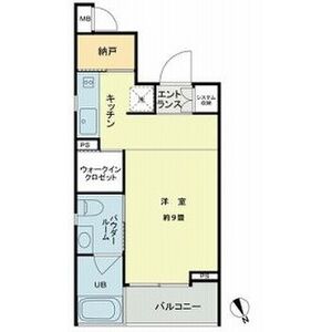 ワンルーム 間取り図