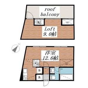 ワンルーム 間取り図