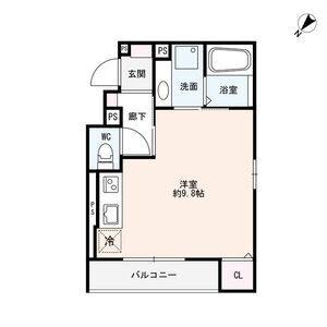 ワンルーム 間取り図