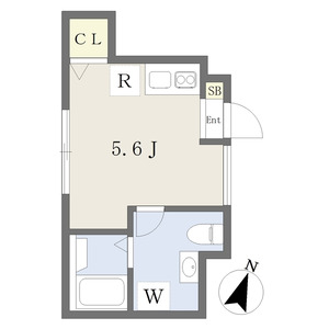 ワンルーム 間取り図