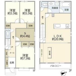 3LDK 間取り図