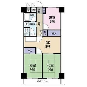 3DK 間取り図