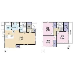 3LDK 間取り図