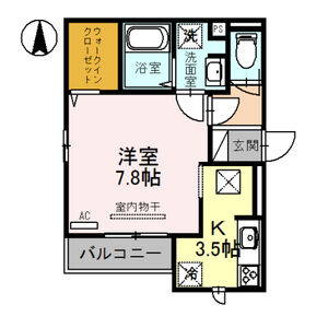 ワンルーム 間取り図