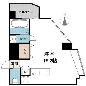 ワンルーム 間取り図