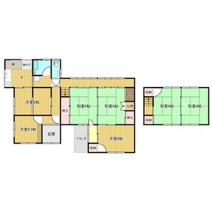 6LDK 間取り図