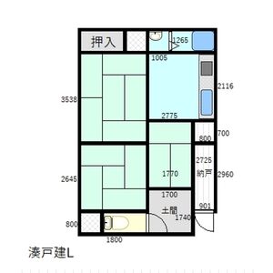 3DK 間取り図