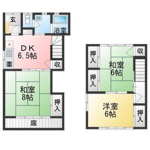3DK 間取り図