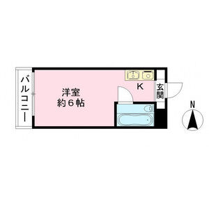 ワンルーム 間取り図