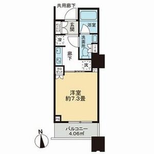 ワンルーム 間取り図