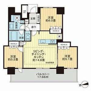 3LDK 間取り図