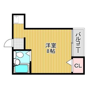 ワンルーム 間取り図