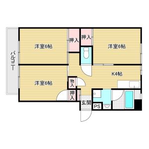 3K 間取り図