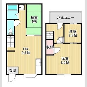 3LDK 間取り図
