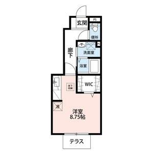 ワンルーム 間取り図