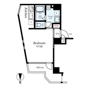 ワンルーム 間取り図